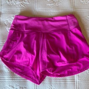 Lululemon Athletica Bright Pink Athletic Shorts